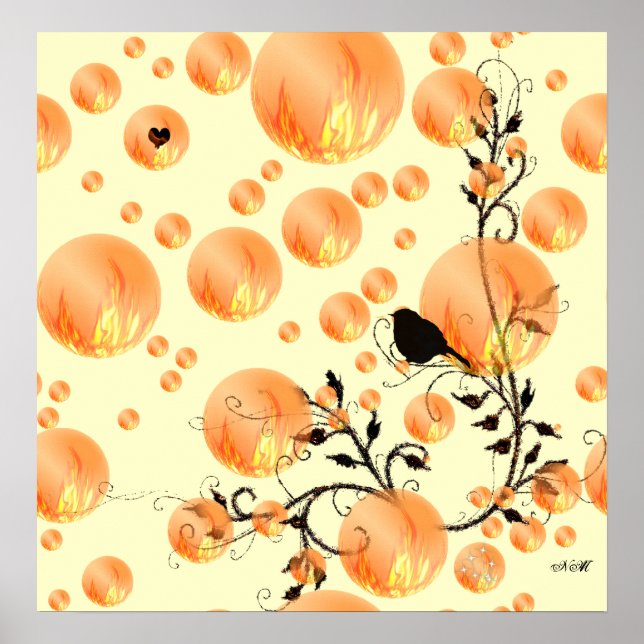 Affiches Bulles de feu! (Devant)