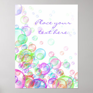 Affiches Bulles de Savon