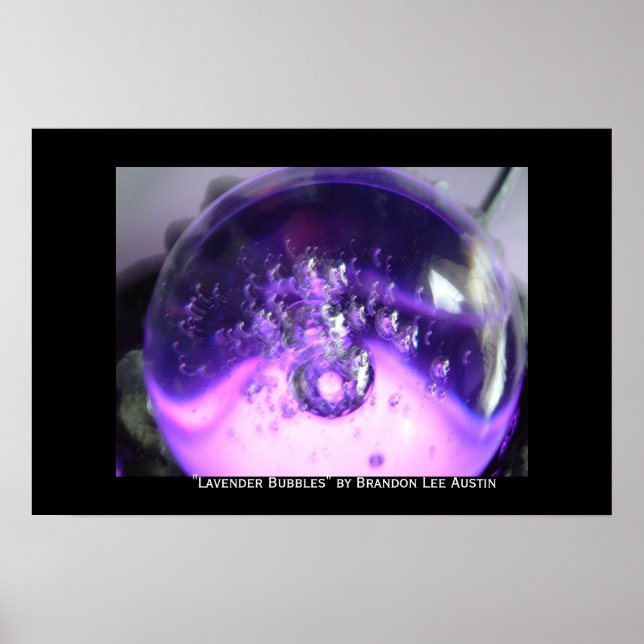 Affiches Bulles Lavendar (Devant)