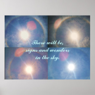 AFFICHES BULLETIN BIBLIQUE, SIGNES ET MERVEILLEURS