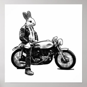 Affiches Bunny Biker