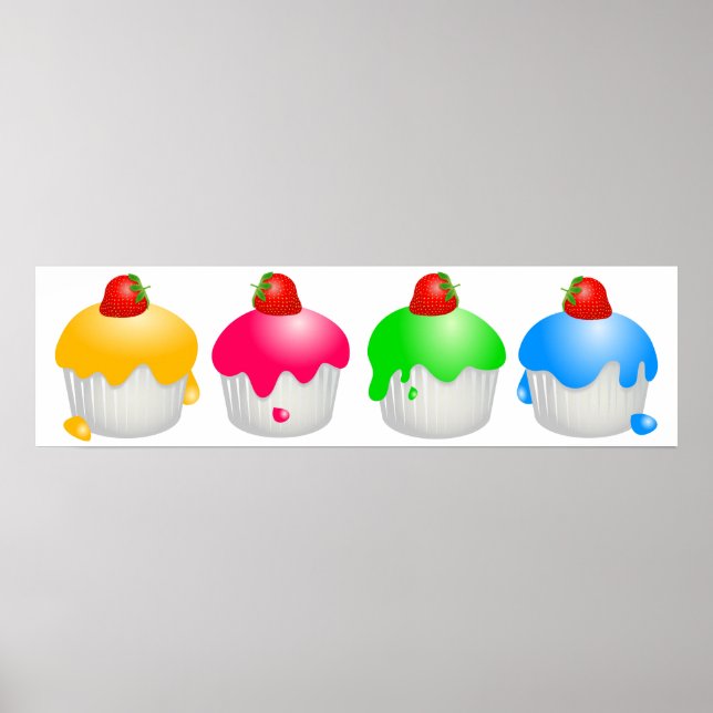 Affiches Buns aux fraises (Devant)