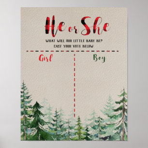 Affiches Bureau de vote de la sériole de bois à carreaux ro