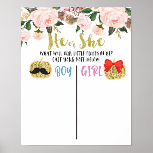 Affiches Bureau de vote des Citrouilles d'or