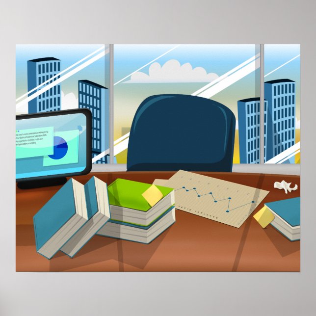 Affiches Bureau des banques d'entreprise (Devant)