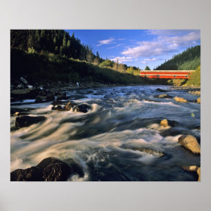 Affiches Bureau Pont couvert le plus long en Oregon à