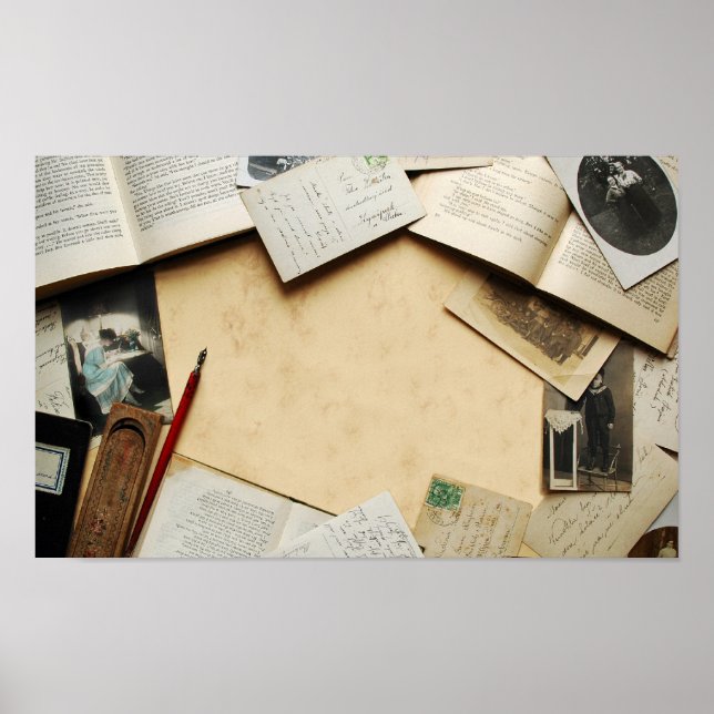 Affiches Bureau vintage (Devant)