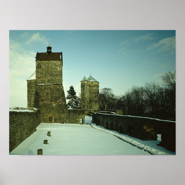 Affiches Burg Stolpen, construit c.1100 (Devant)
