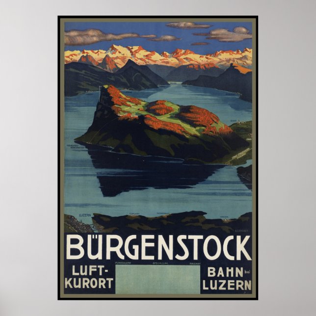 Affiches Burgenstock (Devant)