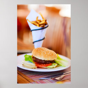 Affiches Burger et frites