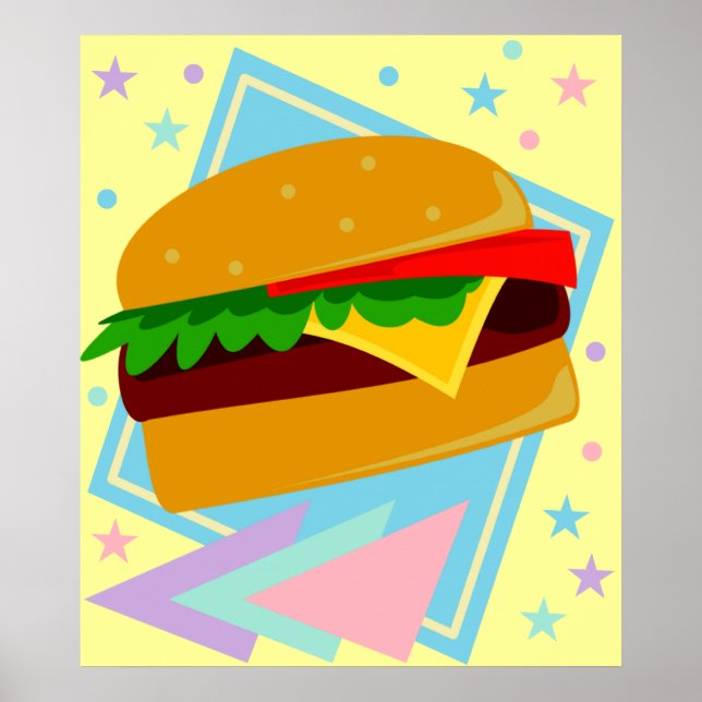 Affiches Burger Mignon Délicieux (Devant)