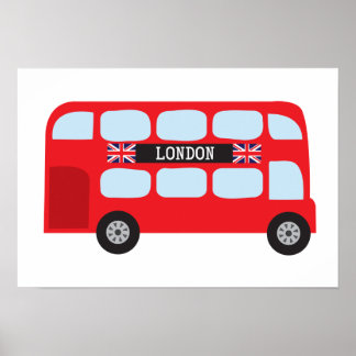 Affiches Bus à deux étages de Londres