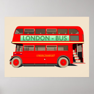 Affiches Bus de Londres