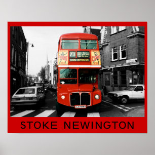 Affiches Bus de Londres à Stoke Newington