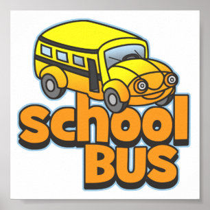 Affiches Bus scolaire pour enfants