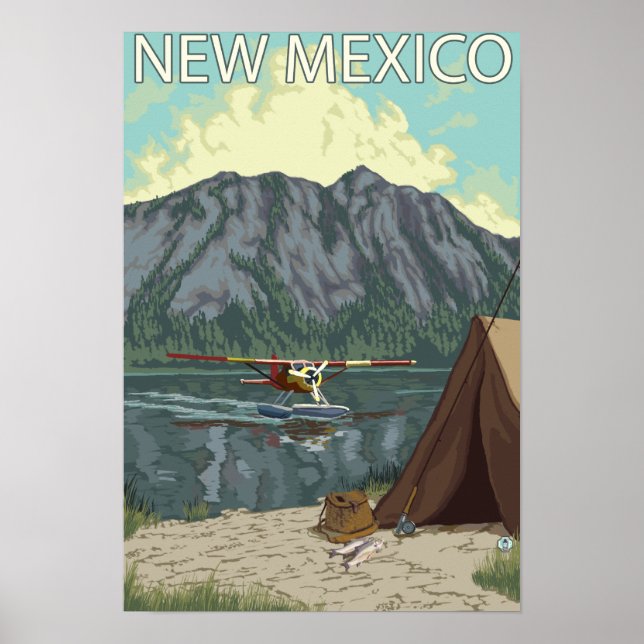Affiches Bush Plane FishingNouveau-Mexique (Devant)