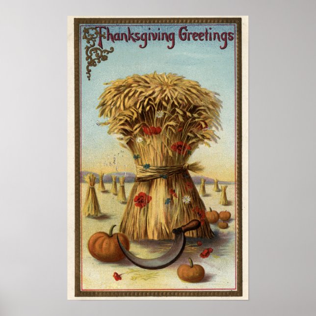 Affiches Bushel de Hay et Scythe (Devant)