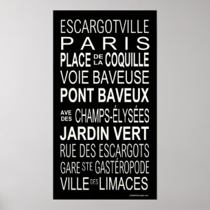 Affiches Busroll.Escargot