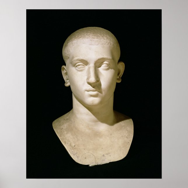 Affiches Buste de portrait de l'empereur Severus Alexander (Devant)