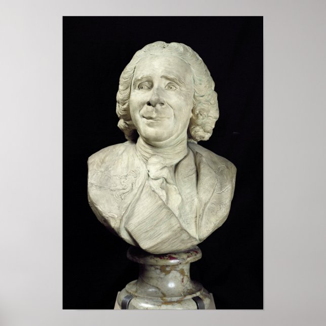Affiches Buste de René Antoine Ferchault de Reaumur 1751 (Devant)