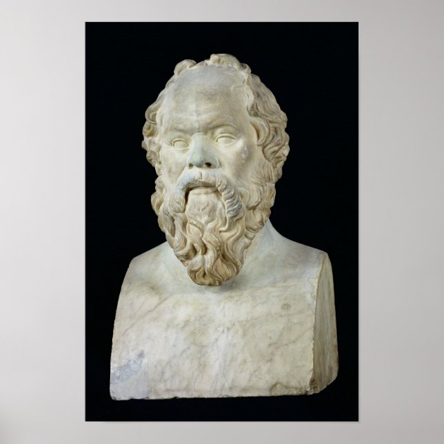 Affiches Buste de Socrate (Devant)