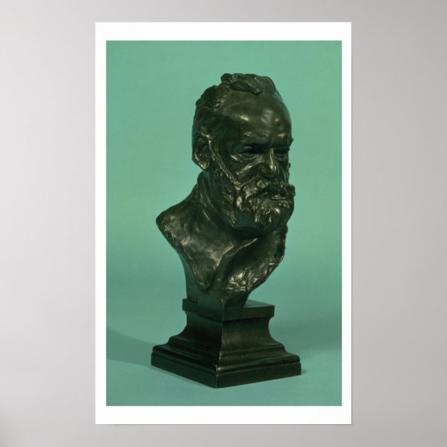 Affiches Buste de Victor Hugo (1802-85) (bronze) (Devant)