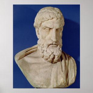 Affiches Buste d'Épicurus