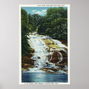 Affiches Butmilk Farms State Park Lower Falls View