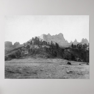 Affiches Butte de corneille près de photographie de pi