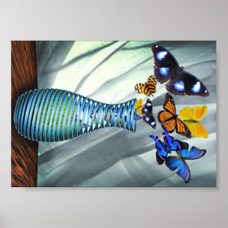Affiches Butterfly Vase