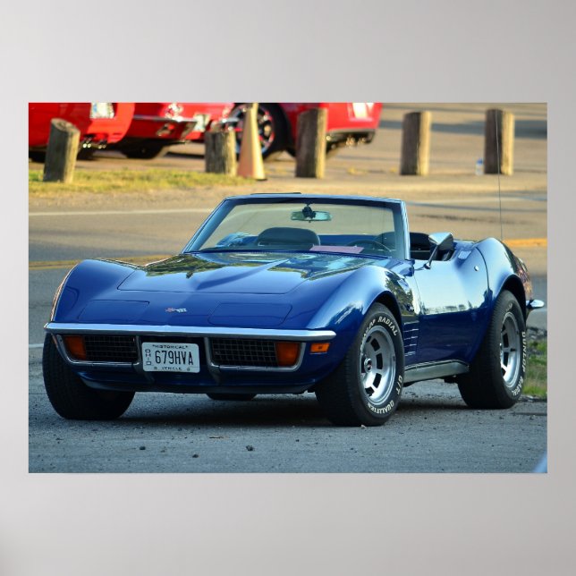Affiches C3 Corvette convertible (Devant)