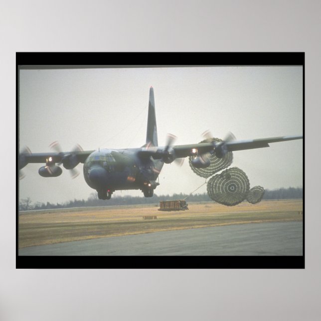 Affiches C-130 Hercules LAPES cargo_Avion militaire (Devant)