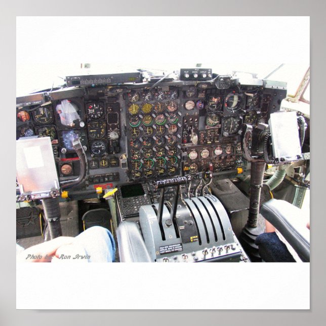 Affiches C-130A Cockpit (Devant)