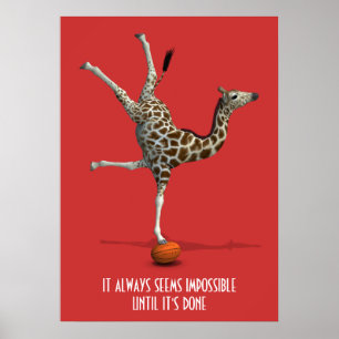 Affiches Ça semble toujours impossible jusqu'à ce qu'il soi