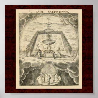 Affiches Cabala & Alchymia : 1663 Illustration alchimique