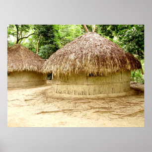 Affiches Cabanes de Wattle et Daub