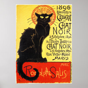Affiches Cabaret du Chat Noir, Steinlen