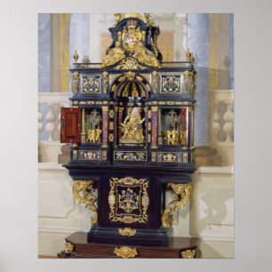 Affiches Cabinet de la électrice Palatine, c.1704 (ébène,