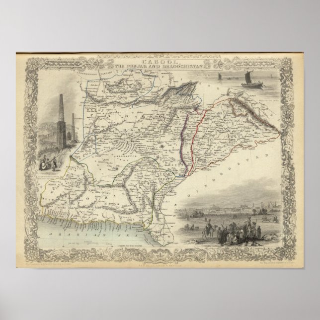 Affiches Cabool, le Pendjab et le Belochistan (Devant)