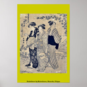 Affiches Cabot de Katsukawa, Shuncho, Ukiyoe