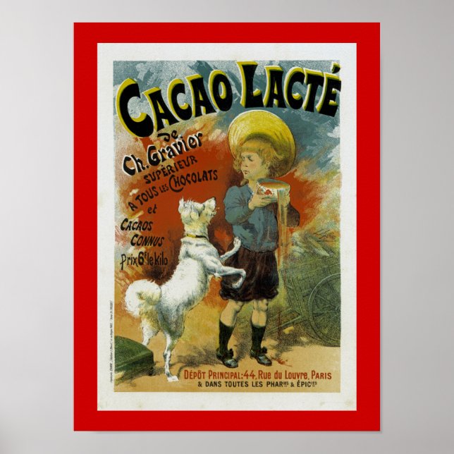 Affiches Cacao Lacte (Devant)