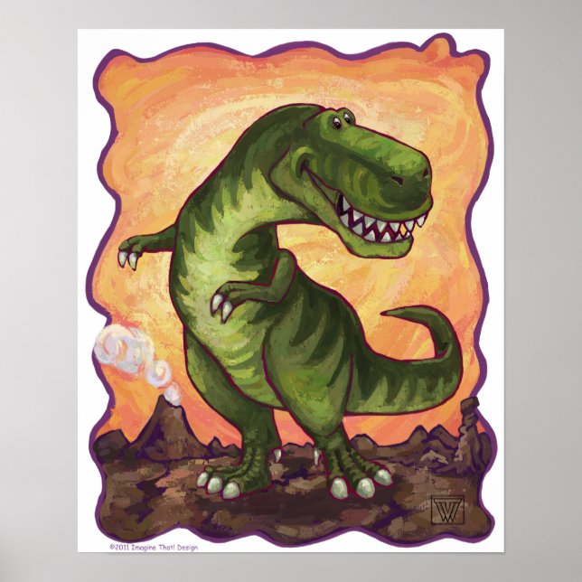 Affiches Cadeaux et accessoires Tyrannosaurus (Devant)