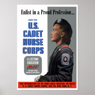 Affiches Cadet Nurse Corps -- WW2