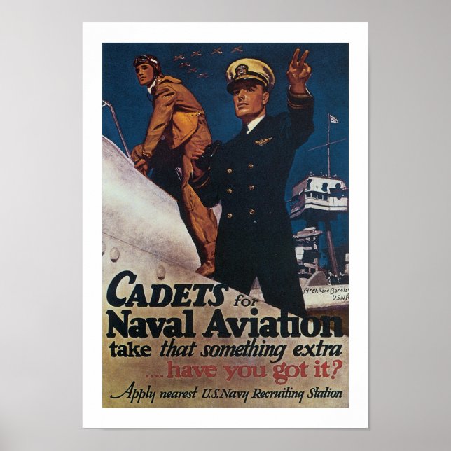 Affiches Cadets for Naval Aviation (Devant)
