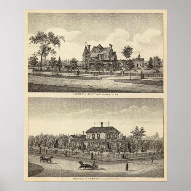 Affiches Cady et Kilpatrick, Nebraska (Devant)