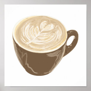 Affiches café coeur