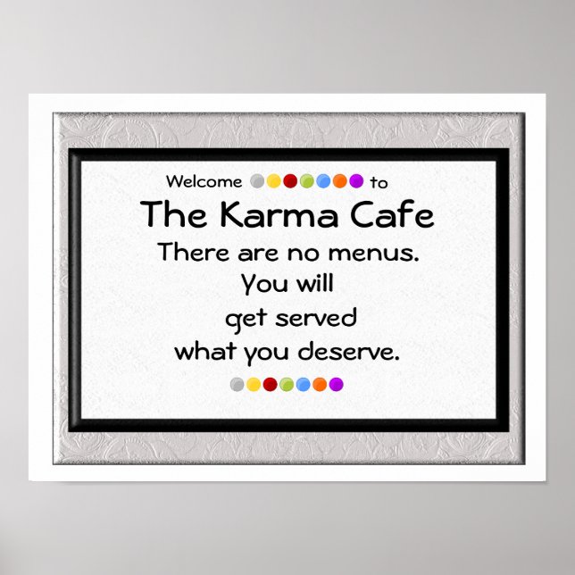 Affiches Café Karma (Devant)