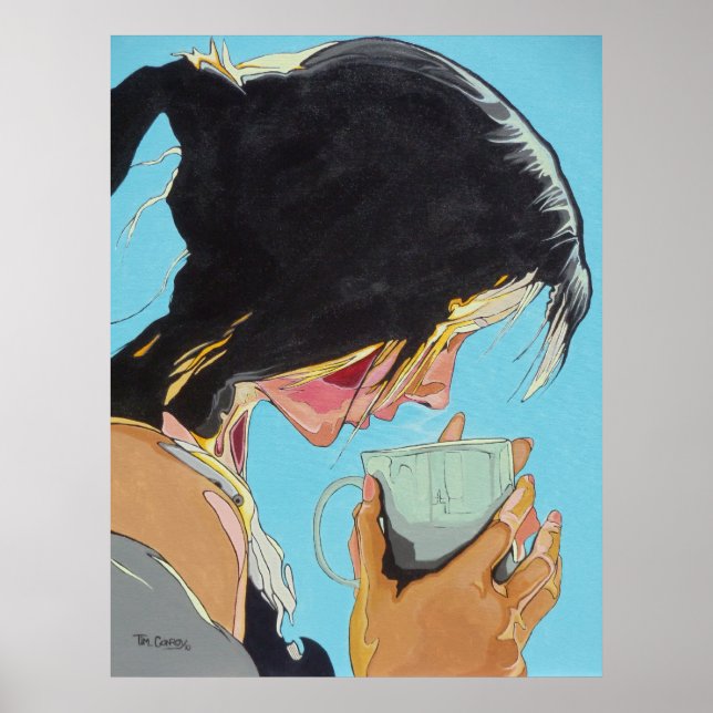 Affiches Café le matin (Devant)