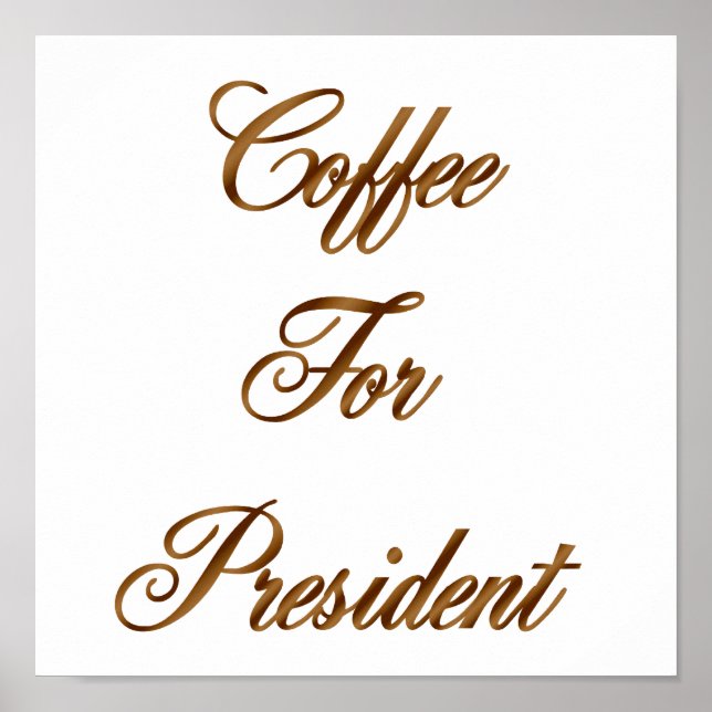 Affiches Café Pour Président (Devant)