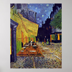 Affiches Café Terrasse la nuit by Vincent Willem van Gogh